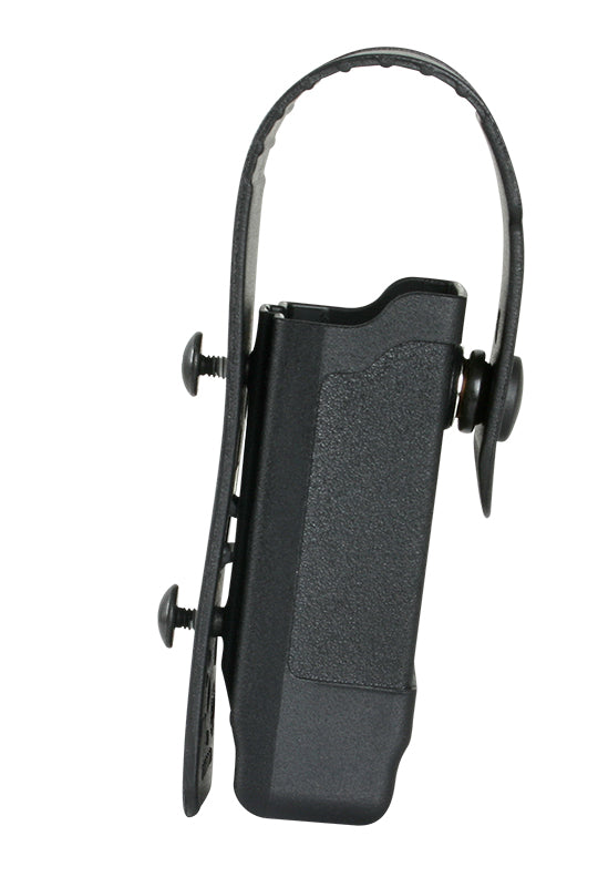 Blackhawk Single Tactical Mag Pouch Black Carbon Fiber Molded Flap SERPA Mount
