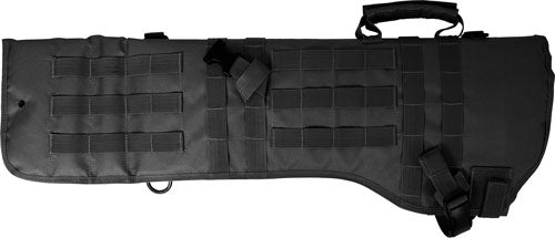 Red Rock Black MOLLE Rifle Scabbard with Padded Walls for AR-15