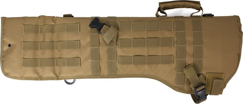 Red Rock Coyote Tan MOLLE Rifle Scabbard with Padded Walls for AR-15