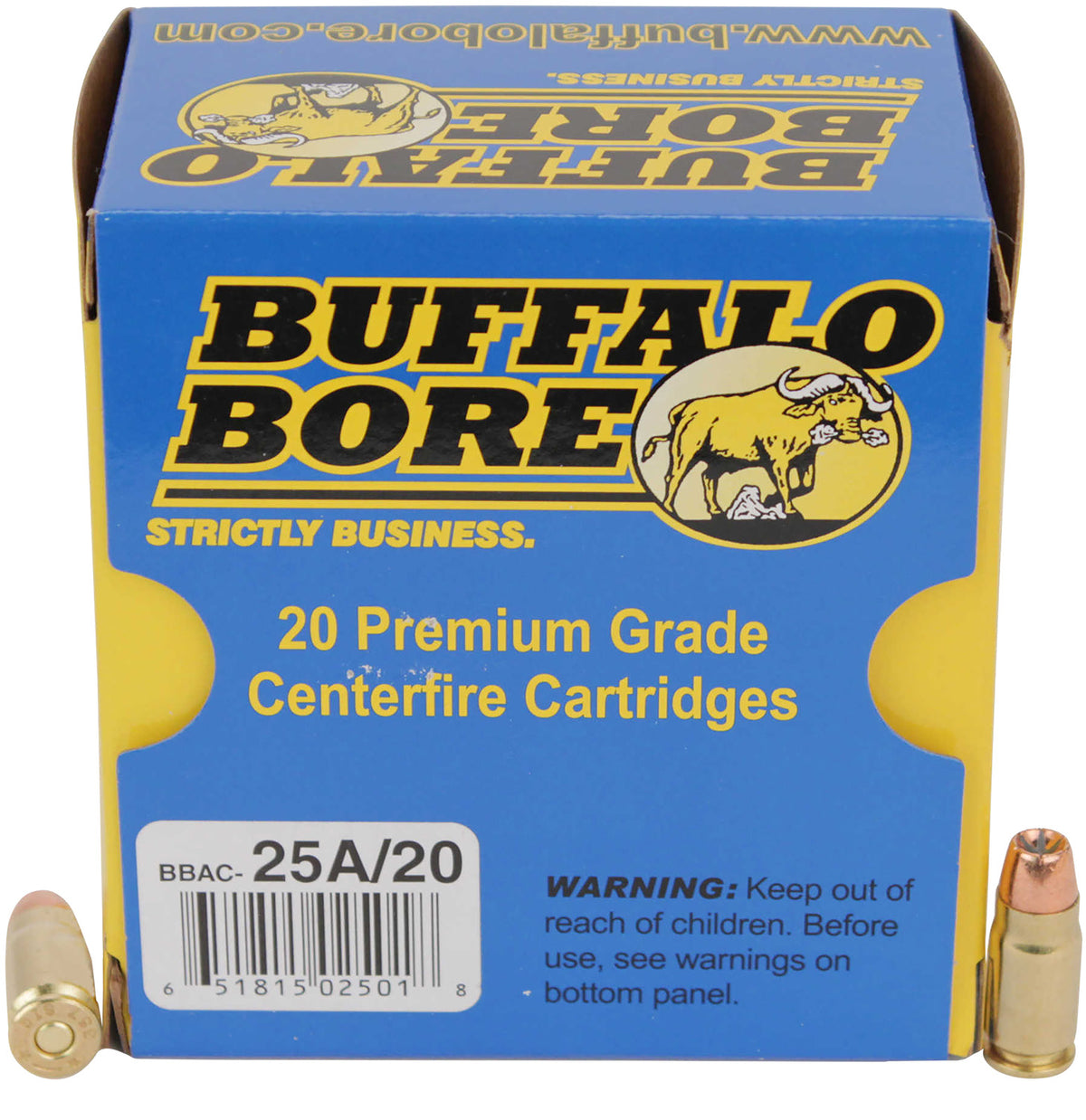 Buffalo Bore .357 Sig 25A20 Heavy Jacketed Hollow Point JHP 125 Grain