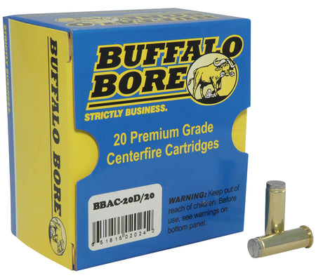 Buffalo Bore .38 Special 20D20 Standard Pressure Hard Cast Wadcutter 150 Grain