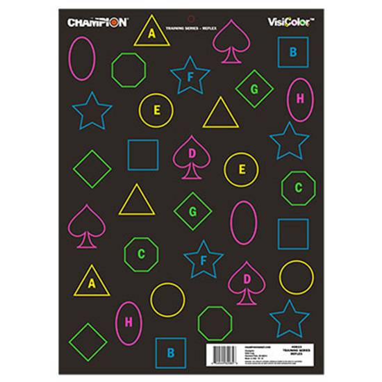 Champion 45834 VisiColor Silhouette Target Set of 12