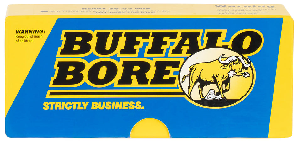 Buffalo Bore .38-55 Winchester 11C20 Heavy Semi-Jacketed Flat Point 255 Grain