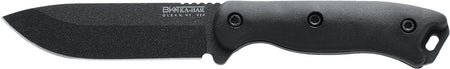 Ka-Bar Becker BK16 Short Fixed Blade 4.38" Drop Point Plain Black 1095 Cro-Van Steel Ultramid Handle MOLLE Sheath