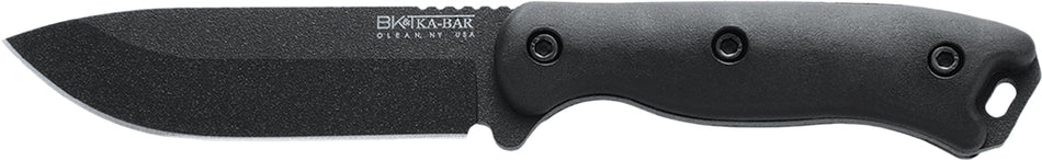 Ka-Bar Becker BK16 Short Fixed Blade 4.38" Drop Point Plain Black 1095 Cro-Van Steel Ultramid Handle MOLLE Sheath