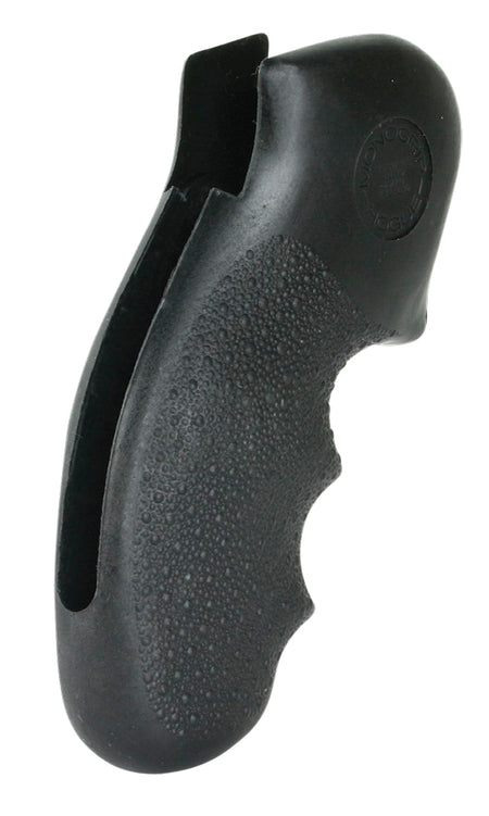 Hogue 19100 S&W K Frame Round Butt Nylon Monogrip Black Cobblestone with Finger Grooves