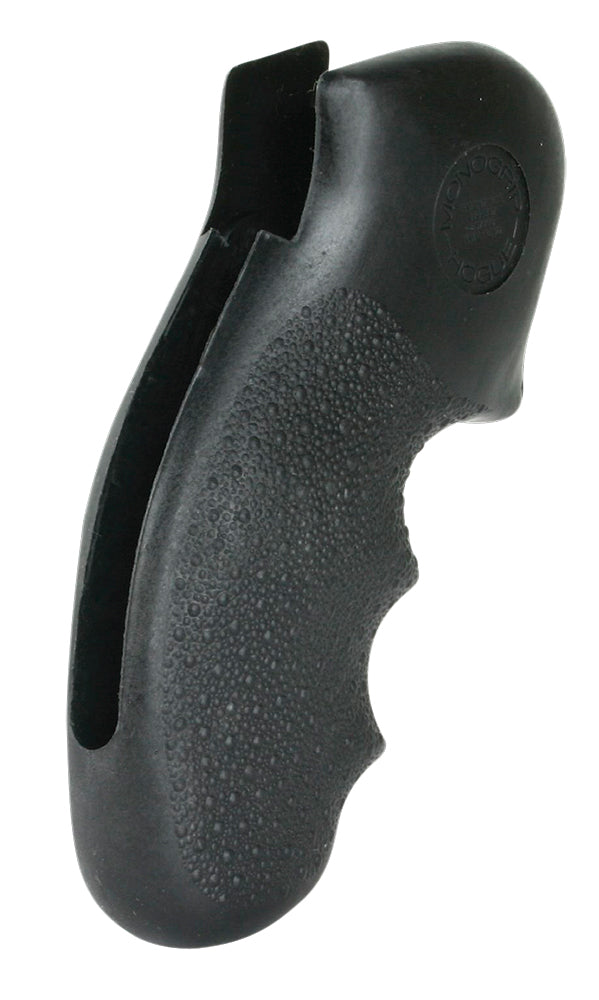 Hogue 19100 S&W K Frame Round Butt Nylon Monogrip Black Cobblestone with Finger Grooves