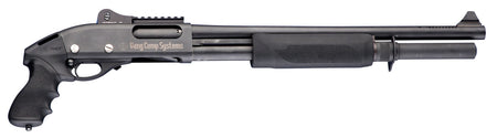 Hogue 08715 Remington 870 Tamer Black Rubber Pistol Grip and Polymer Forend with Finger Grooves