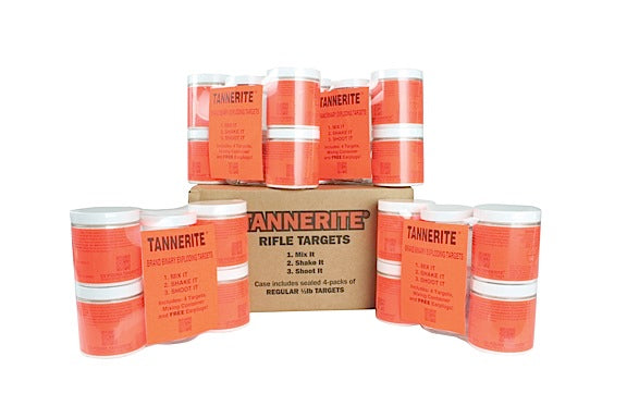 Tannerite 12BR 16-Count Half-Pound Exploding Rifle Targets with Premeasured Catalyst