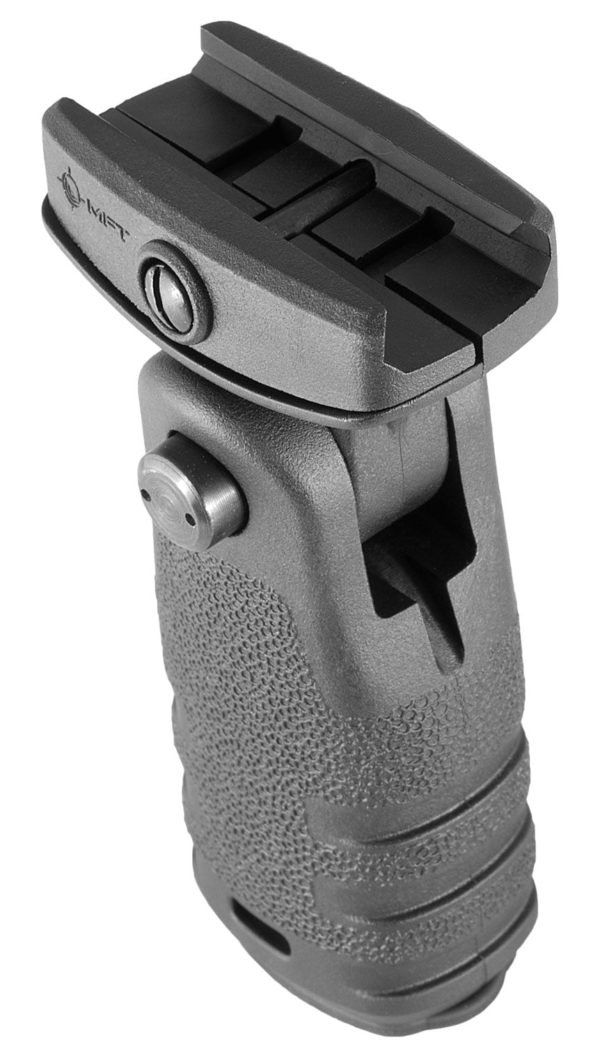 Mission First Tactical RFG Black Polymer Folding React Grip Vertical or Horizontal AR