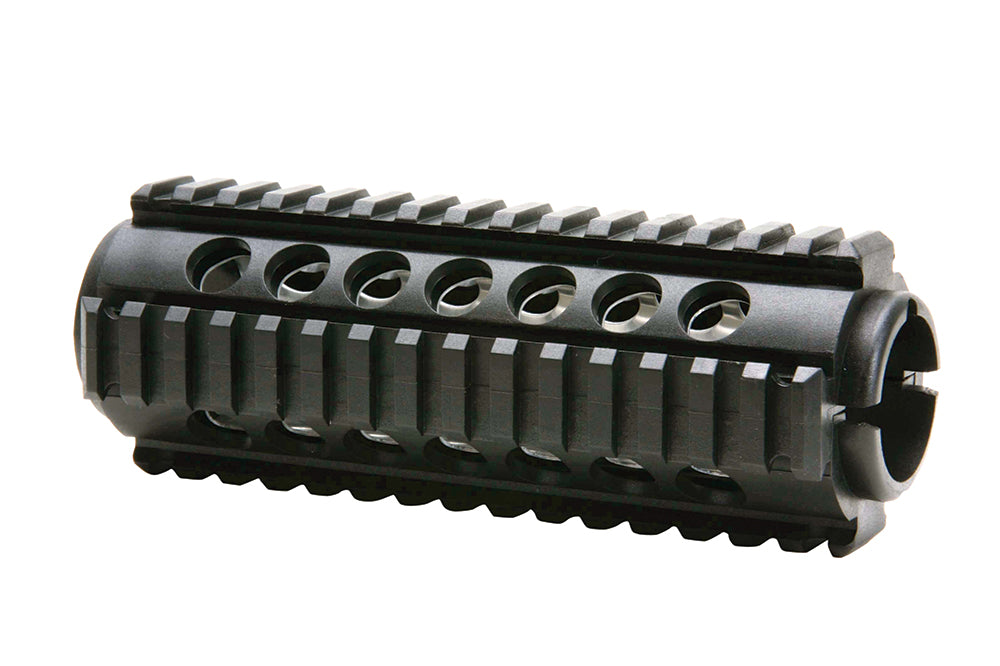 ProMag PM242 AR-15 Carbine 2-Piece Quad Rail Handguard, Black Polymer & Aluminum Heat Shield