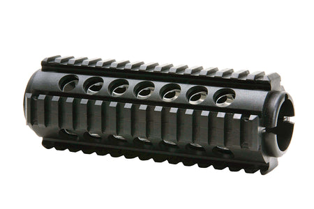 ProMag PM242 AR-15 Carbine 2-Piece Quad Rail Handguard, Black Polymer & Aluminum Heat Shield