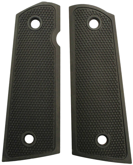 Archangel AA107 1911 Government Aluminum Grip Panels Black Anodized Diamond Checkered