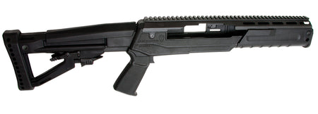 Archangel AA1430 Ruger Mini-14 Mini Thirty Sparta 4-Position Collapsible Conversion Stock Black Synthetic with Pistol Grip