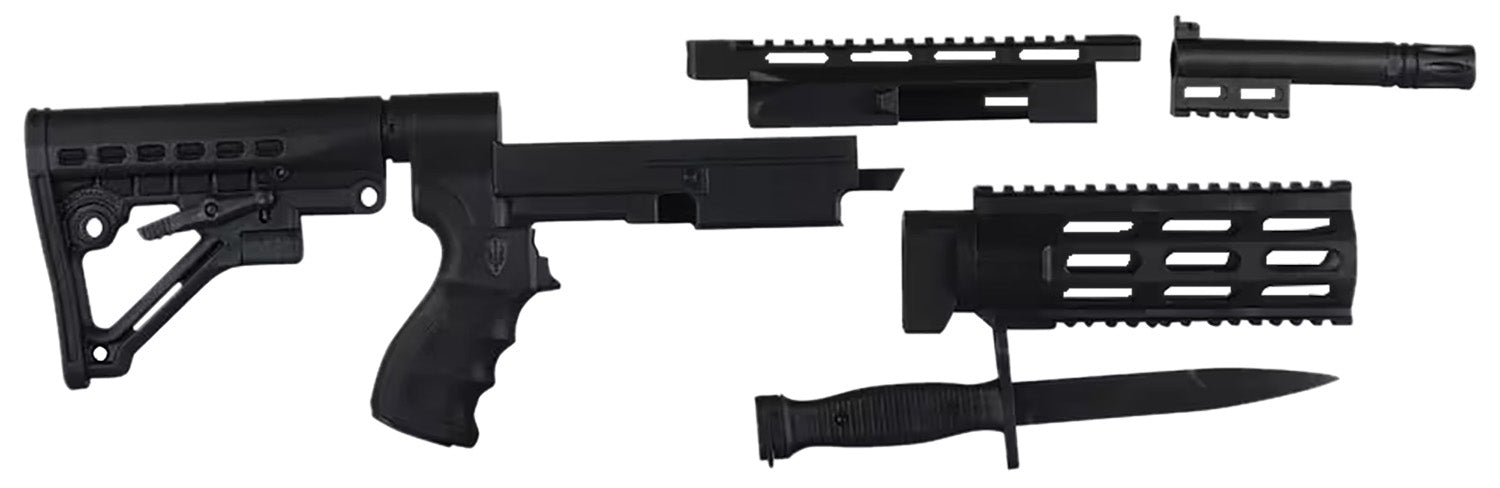Archangel AA597R Remington 597 AR-15 Style 6-Position Adjustable Conversion Stock Black Synthetic