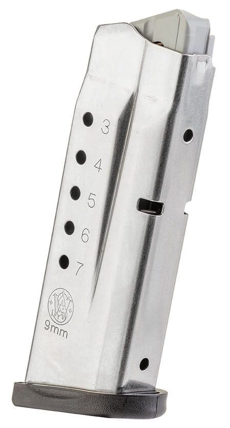 S&W M&P Shield 9mm 7rd Stainless Steel Handgun Magazine