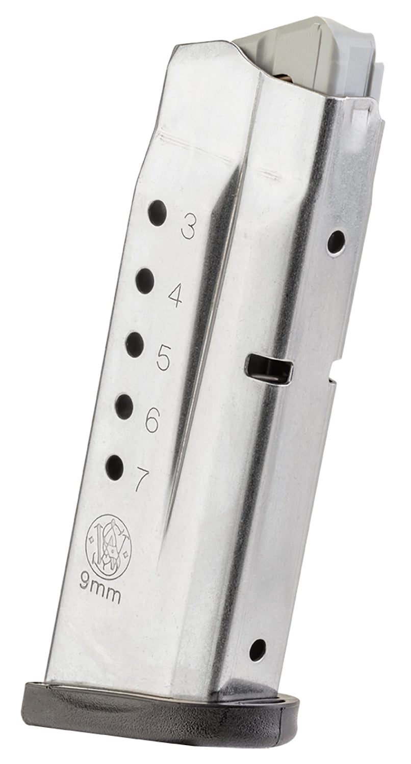 S&W M&P Shield 9mm 7rd Stainless Steel Handgun Magazine