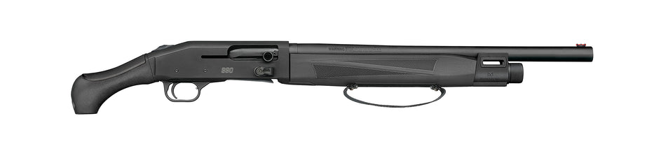 Mossberg 83002 990 AfterShock 12 Gauge Semi-Auto Shotgun, 3" 5+1, 18.50" Matte Blued Barrel, M-LOK Forend, Ambidextrous Black Synthetic Grip