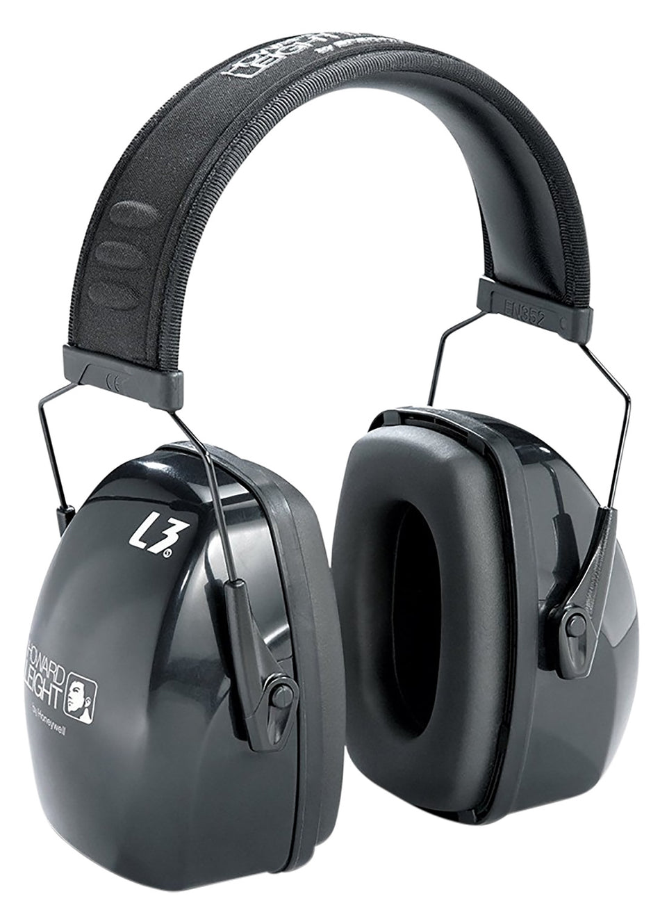 Howard Leight Leightning L3 R03318 Passive Hearing Muffs 30 dB Black Over-the-Head