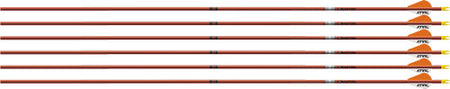 Easton FMJ 5MM 400 Spine Arrow 6-Pack 2" Bully Vanes Autumn Org