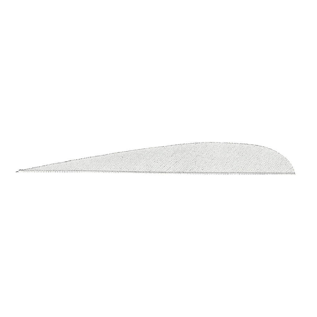 Gateway 5 in. White Parabolic Feathers LW Fletching 100 pk.