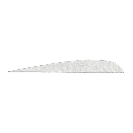Gateway 5 in. White Parabolic Feathers LW Fletching 100 pk.