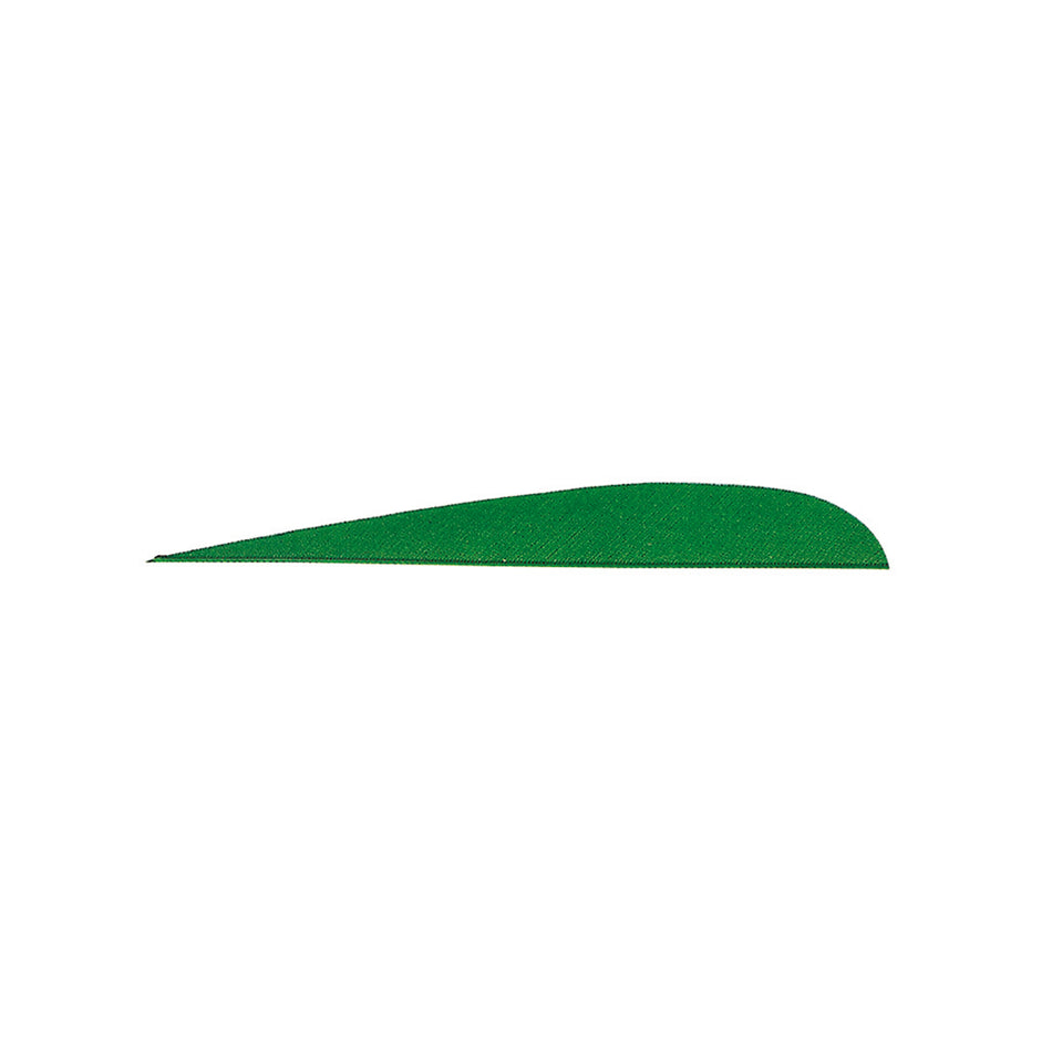 Gateway 4 in. Green Parabolic Feathers LW Fletching 100 pk.
