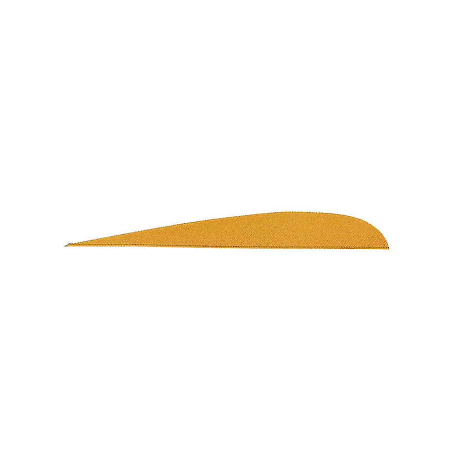 Gateway 4 in. Orange Parabolic Feathers LW Fletching 100 pk.