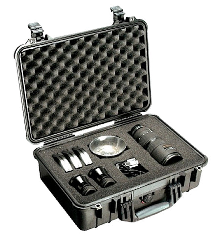 Pelican Protector Series 1500 Wheeled Case Black Poly Handgun