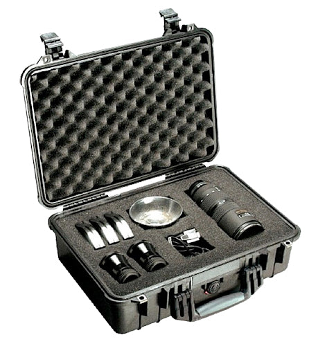 Pelican Protector Series 1500 Wheeled Case Black Poly Handgun