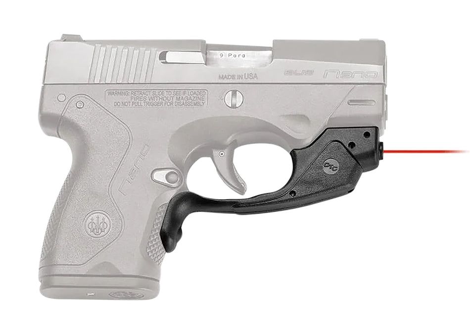Crimson Trace 0137001 Laserguard Red Laser for Beretta Nano Pistols, Black Polymer