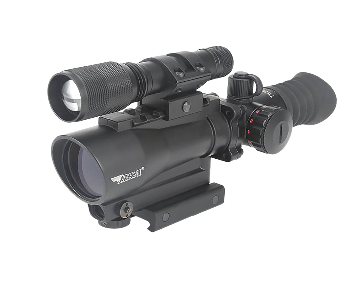 BSA TW30RDLL 1x30mm Red Dot Optic Red Laser 140 Lumen LED Matte Black