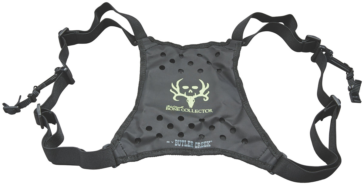 Butler Creek 16126 Bone Collector Deluxe Bino Caddy Black Canvas Harness