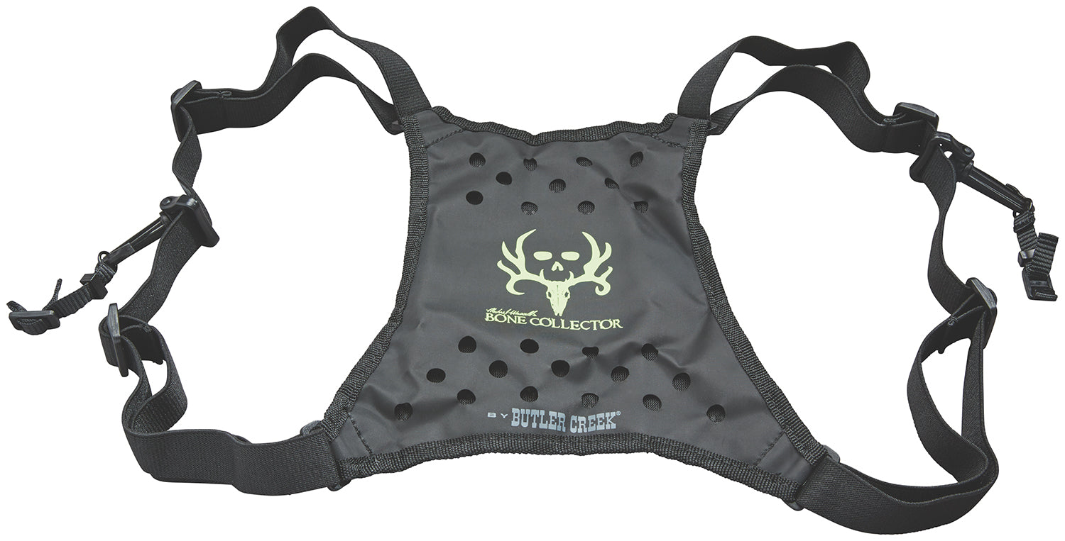 Butler Creek 16126 Bone Collector Deluxe Bino Caddy Black Canvas Harness