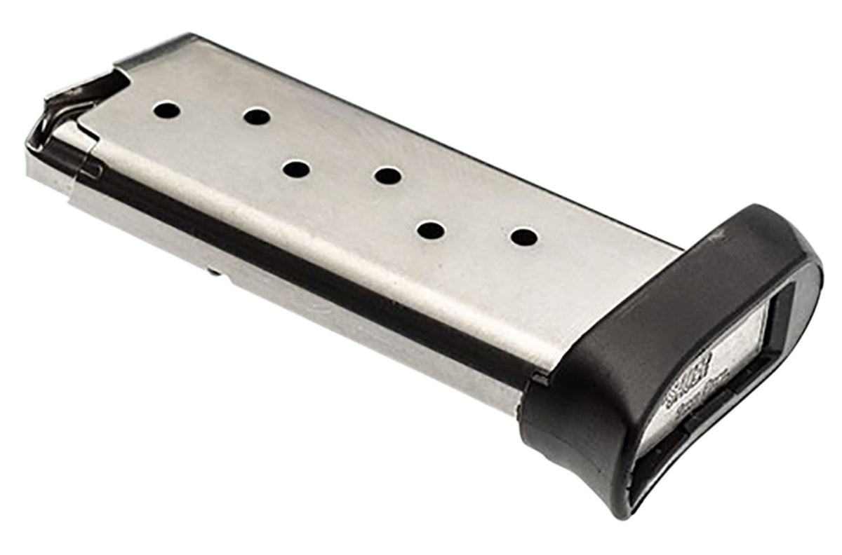 Sig Sauer P938 Extended 7rd 9mm Luger Stainless Steel Handgun Magazine
