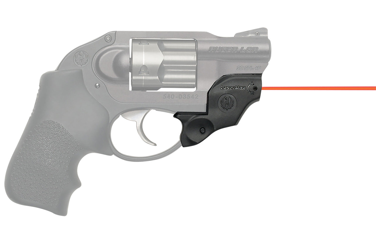 LaserMax CFLCR Red Laser Sight for Ruger LCR LCRX Revolver Black