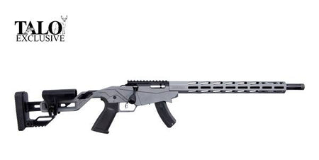 Ruger Precision Rimfire .22 LR 18" Gray 15+1 Threaded Barrel Rifle - 1 Magazine Included