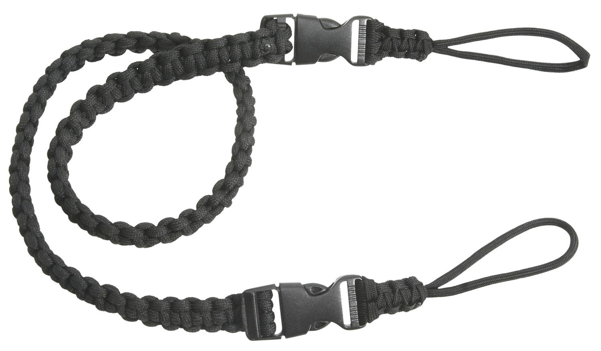 Outdoor Connection Paracord Bino-Strap Black 32.5" Length Binocular Carry Strap