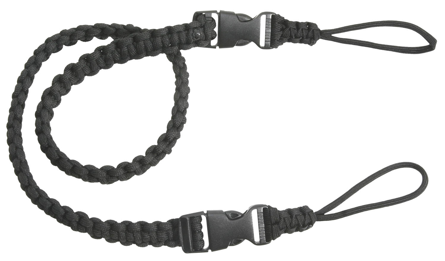 Outdoor Connection Paracord Bino-Strap Black 32.5" Length Binocular Carry Strap