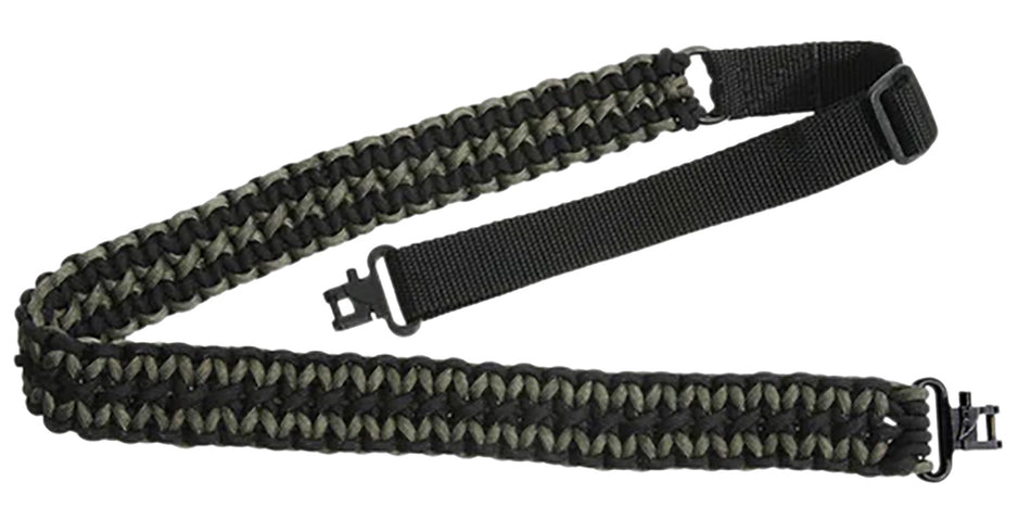 Outdoor Connection PCS80569 Adjustable Paracord Rifle Shotgun Sling Black 1" Wide 43" Long