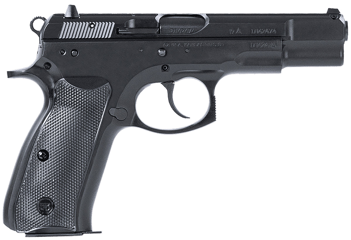 CZ-USA 75BD 9mm Luger 16+1 4.6" Ambidextrous Black Pistol
