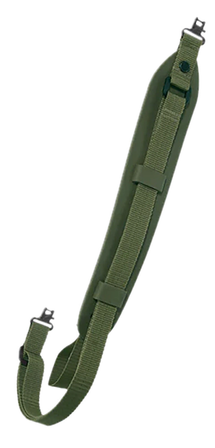Outdoor Connection SGSS20972 Green Padded Nylon Rifle Shotgun Sling 32" OAL Adjustable