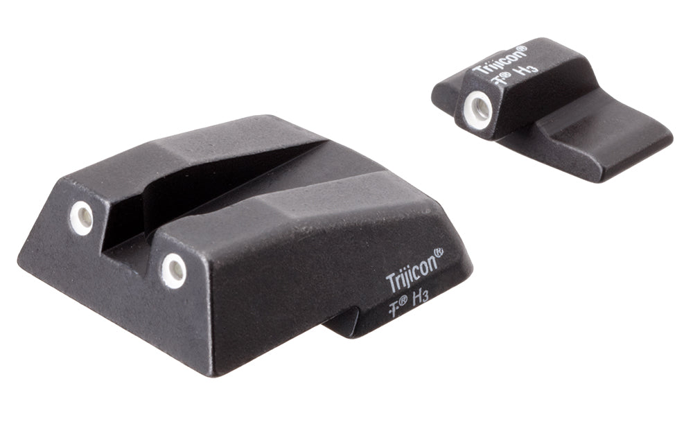 Trijicon Bright & Tough Night Sights 600282 White Outline Three-Dot Set for H&K .45C/P30/VP9