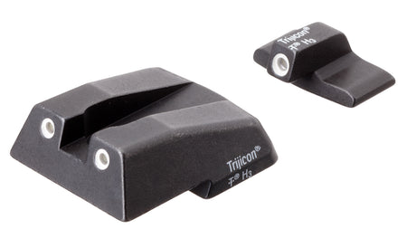 Trijicon Bright & Tough Night Sights 600282 White Outline Three-Dot Set for H&K .45C/P30/VP9