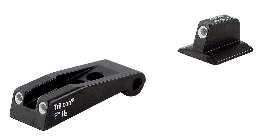 Trijicon Bright & Tough Night Sights 600590 White Outline Three-Dot Set for Ruger SR9/SR9C/SR40