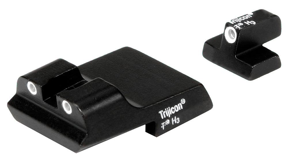 Trijicon Bright & Tough Night Sights 600437 White Outline Three-Dot Set for Smith & Wesson 1911