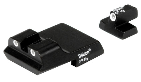 Trijicon Bright & Tough Night Sights 600437 White Outline Three-Dot Set for Smith & Wesson 1911