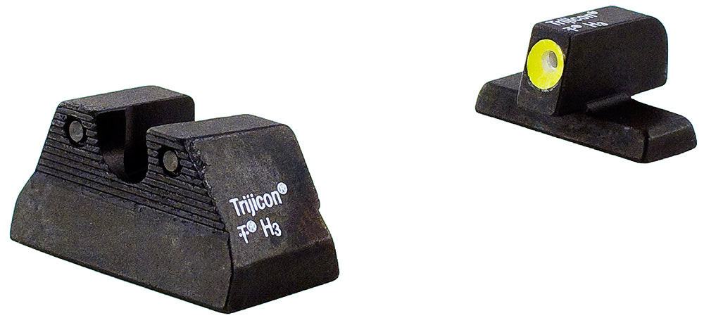 Trijicon HD Night Sights 600596 Yellow Front/Black Rear - Heckler & Koch USP Models