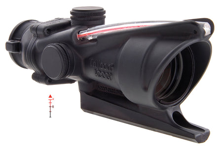 Trijicon 100213 ACOG 4x32mm Compact Riflescope Black Anodized Illuminated Red Triangle Post Reticle