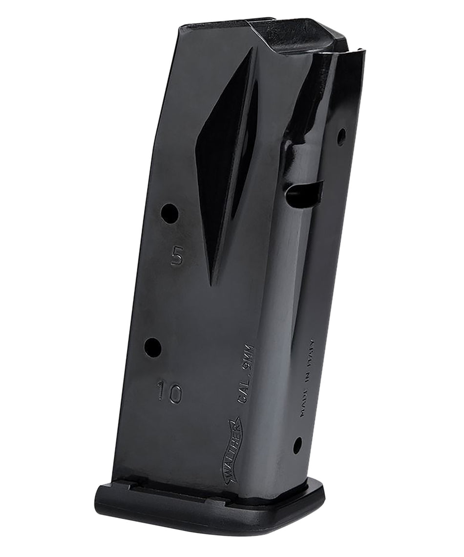 Walther 2796473 P99 Compact 9mm Luger 10rd Steel Handgun Magazine